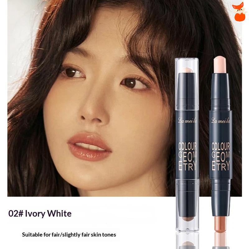 [AD] 2in1 Double-ended คอนซีลเลอร์ Sti High Coverage กันน้ําสําหรับแต่งหน้าใบหน้าน้ําหนักเบายาวนานคอ