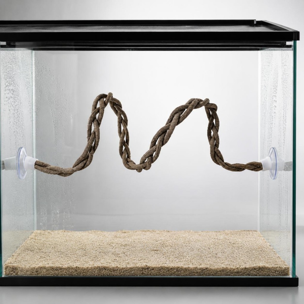 Terrarium ปีนเขา Vine ตกแต่งถ้วยดูด Vine