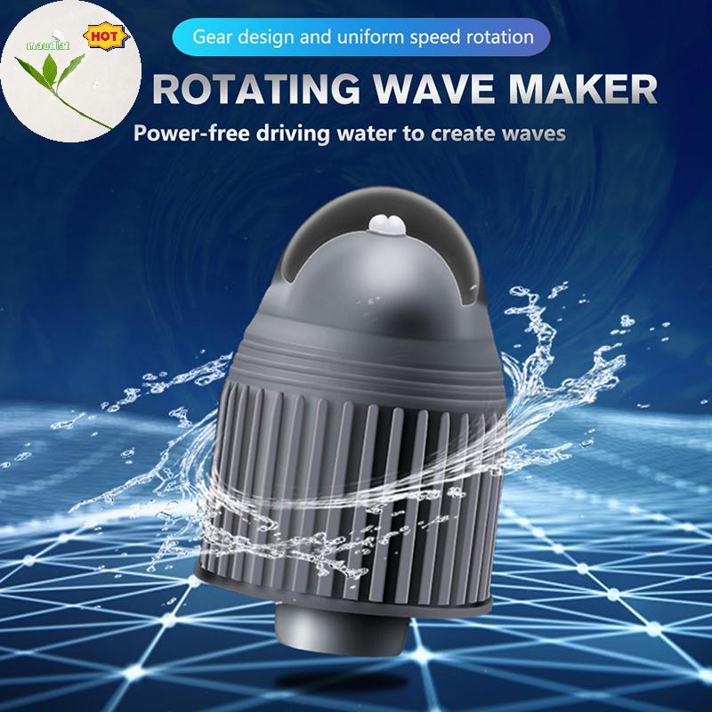 Mud Wave Maker หัวปั๊มโรตารี Aquarium ถังปลาออกซิเจน Wave Maker 360° หมุนอัตโนมัติและคลื่นทําสําหรับพิพิธภัณฑ์สัตว์น้ําตู้ปลาบ่อ EN