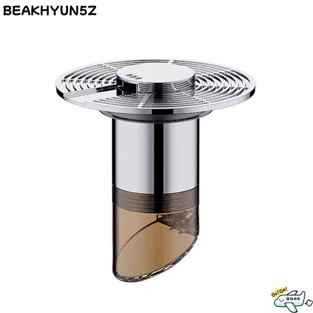 BEAKHYUN5Z ตาข่ายกรองท่อระบายน้ําชั้น, แกนท่อระบายน้ําพื้นป้องกันบล็อกในตัว, ตัวกรองอ่างล้างจานป้องกันกลิ่นสากลแบบพกพาสําหรับห้องน้ําในครัวเรือน