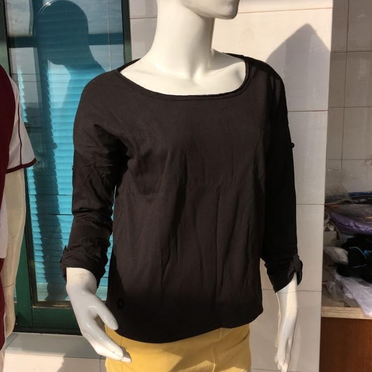 Lotto sport lotto เสื้อยืดแขนยาวกีฬาซักได้ของผู้หญิง Bottoming เสื้อ ETLG004-4