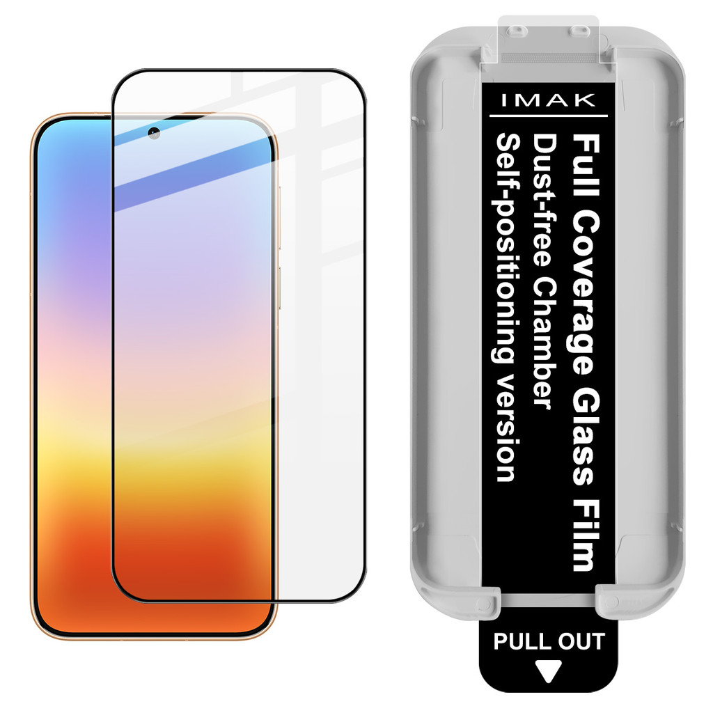 กระจกนิรภัยสําหรับ Huawei Pura 90 90s Pro Max IMAK Pro + Locator ฟิล์มกันรอยรองรับลายนิ้วมือ