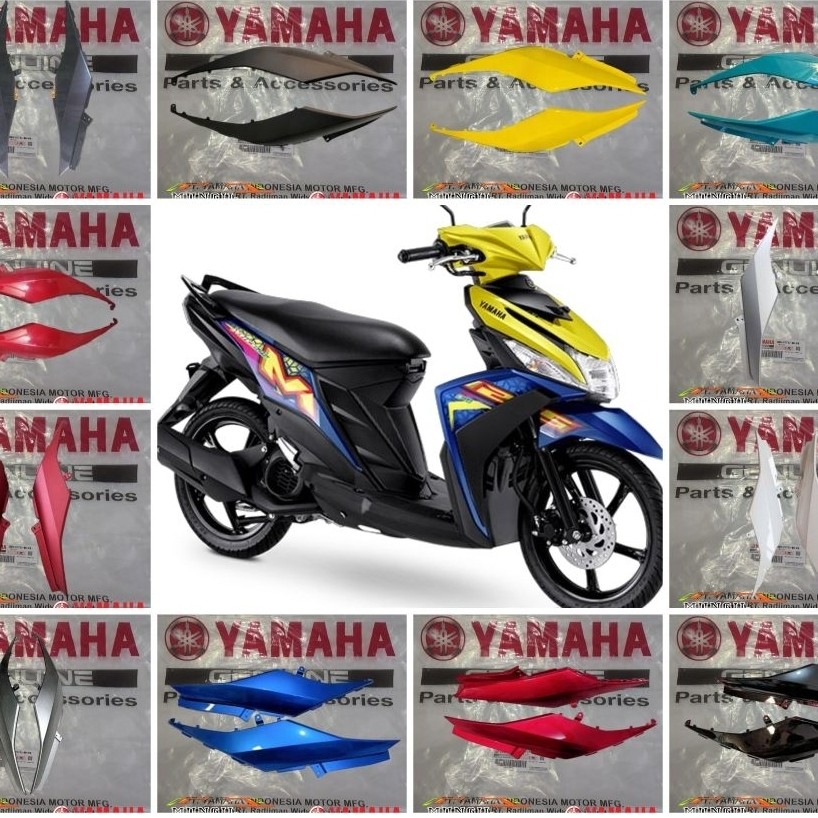 ฝาครอบด้านข้าง BODY REAR RIGHT LEFT MIO M3 Z MIO S 125 ORIGINAL YGP 2PH-F1711-00 2PH-F1731-00