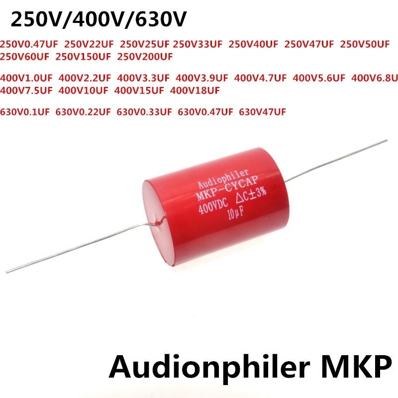 Hi-Fi MKP Capacitor 7.5-60μF 250V-630V Non-Polarized สําหรับครอสโอเวอร์แบบออดิโอไฟล์ DIY