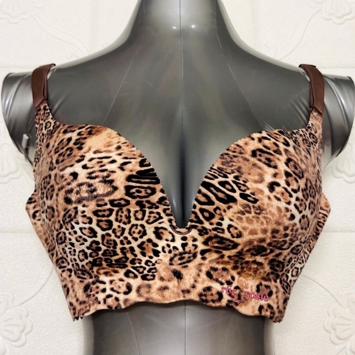 42C/95C LEOPARD PLUS SIZE BRA