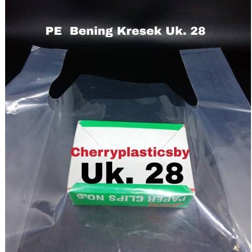 ถุงพลาสติก PE / PP ขนาด 28 ใสหนา