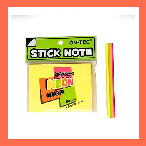 V-tec Stick Note Type: SN 76101/4MC / ชิ้น