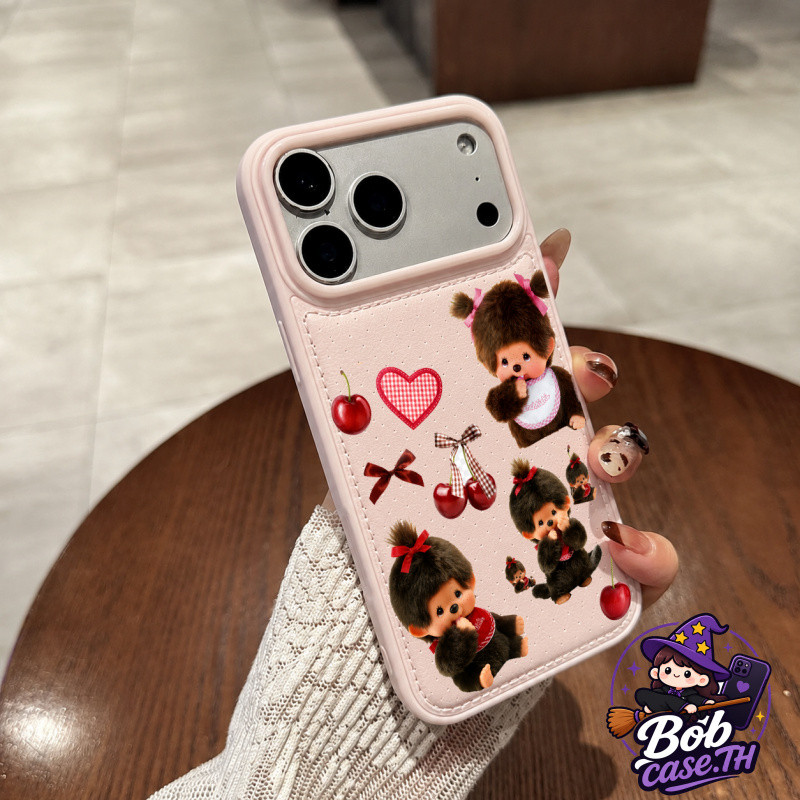 Local Deliver-Monchhichi เคส iPhone น่ารักสไตล์คูล กันกระแทก สำหรับ iPhone 17 16 15 14 13 12 11 Pro Max Plus L36