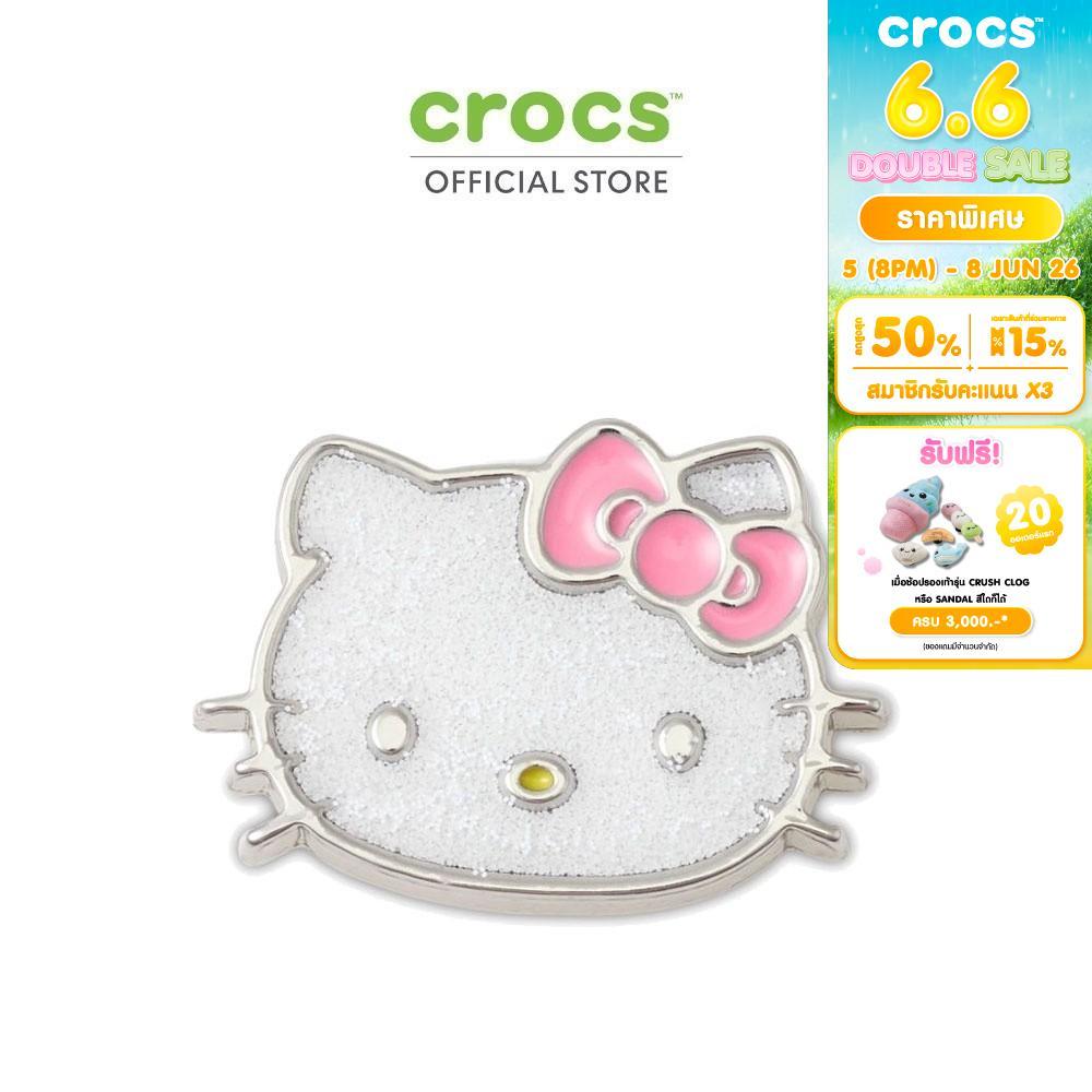 CROCS ตัวติดรองเท้า JIBBITZ HELLO KITTY GLITTER CAT รุ่น 10010624