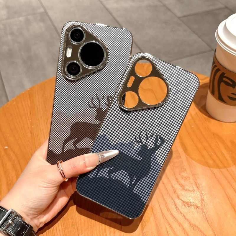 สําหรับ Huawei P60, P60 Pro, Pura 70 Pro, Pura 70 Ultra, P80, P80 Pro, P80 Ultra,เคสโทรศัพท์ลายกวางน