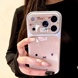 DSC653 สําหรับ iphone กันกระแทกเกาหลีน่ารักเคสโทรศัพท์ 17PRO 18 17 16 ProMax/15 Pro max 16plus 14 13pro max 16pro 12 11 ins ครอบคลุมเต็มรูปแบบผู้หญิงการ์ตูน Lanyard เคสกันกระแทก
