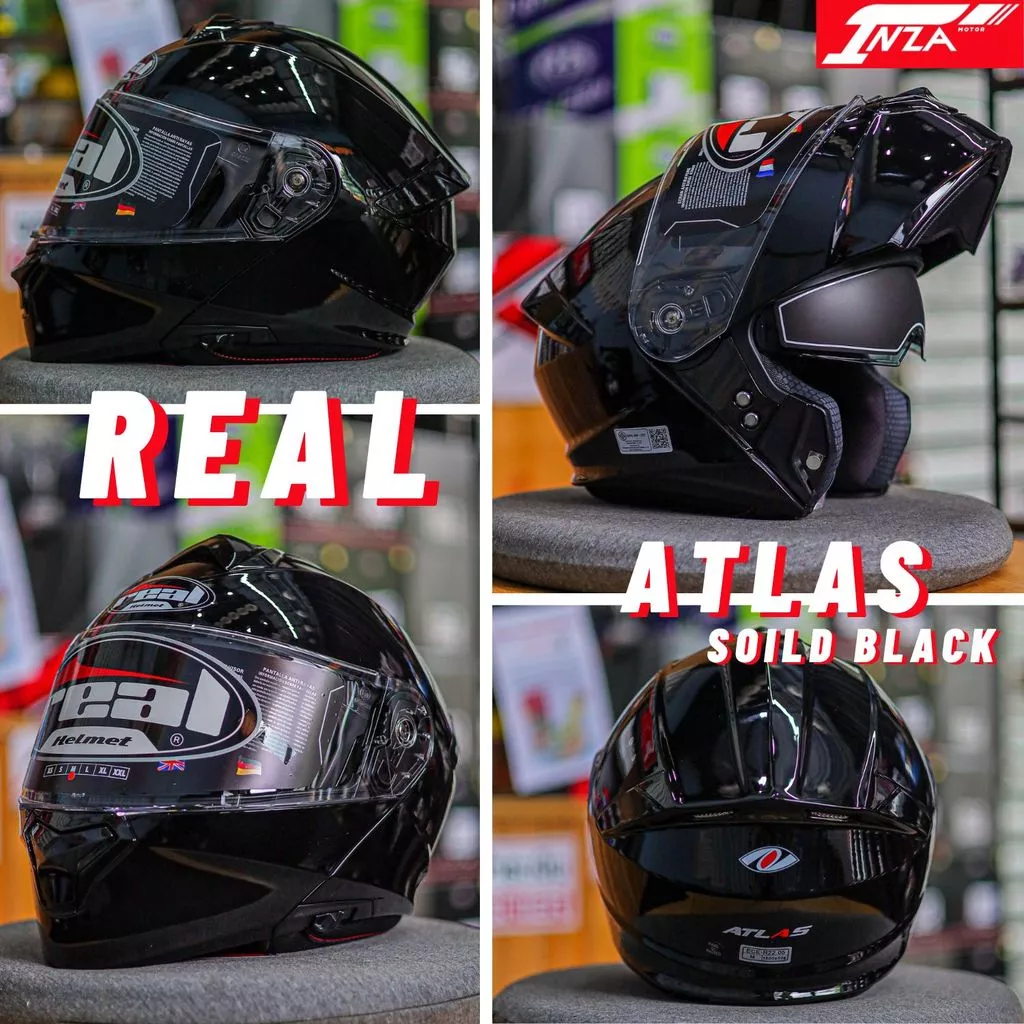หมวกกันน็อคเปิดคาง REAL HELMETS ATLAS แว่นด้านใน 2 ชั้น สปอร์ตทัวร์ริ่ง ปี2026 ใหม่ล่าสุด thumbnail 5