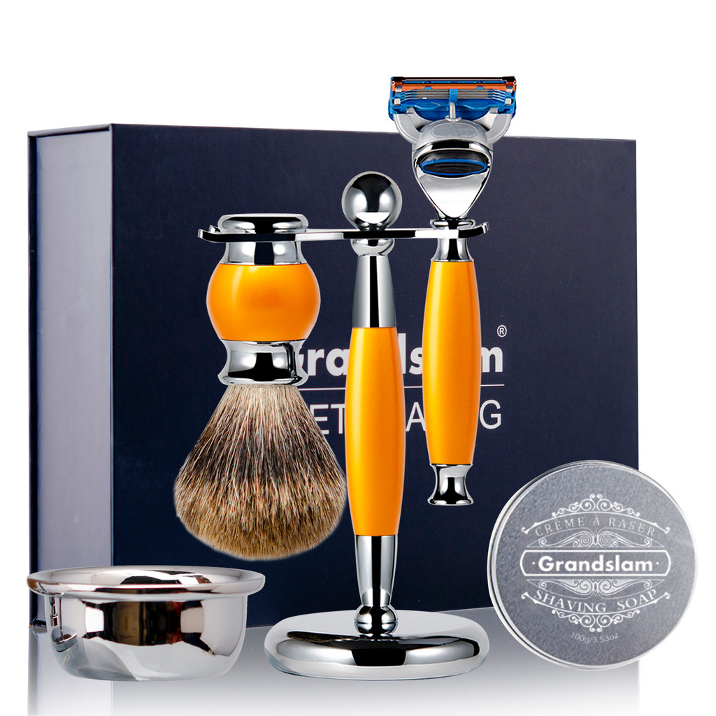 Greens Lan Manual Razor Mens Gift High-End Practical Light Luxury Gift Boyfriend Gift Box Set