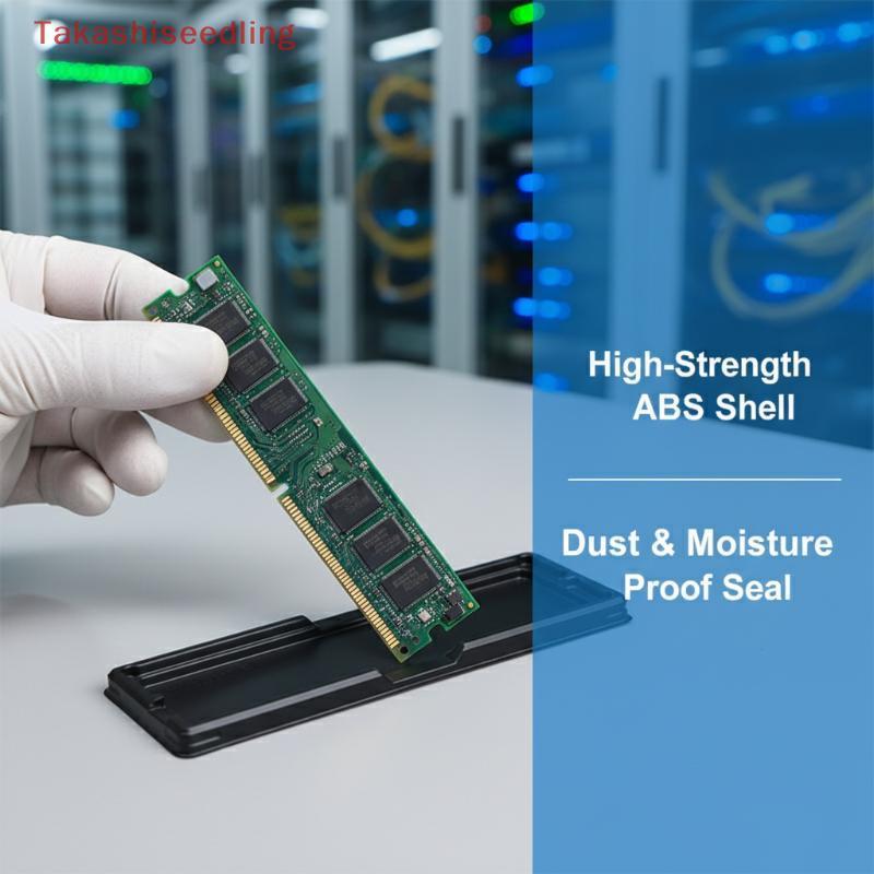 (Takashiseedling) 10 ชิ้น DIMM หน่วยความจําผู้ถือกรณี Clamshell SO Paaging กล่อง DDR Generation Blister กล่องสําหรับ DDR DDR3 DDR4 DDR5