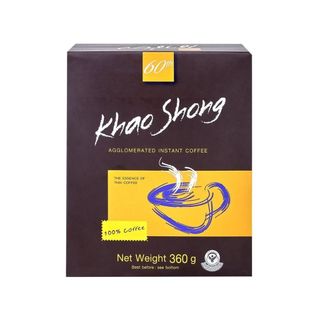 เขาช่อง กาแฟปรุงสำเร็จชนิดเกล็ด Khao Shong Agglomerate Coffee 360g.