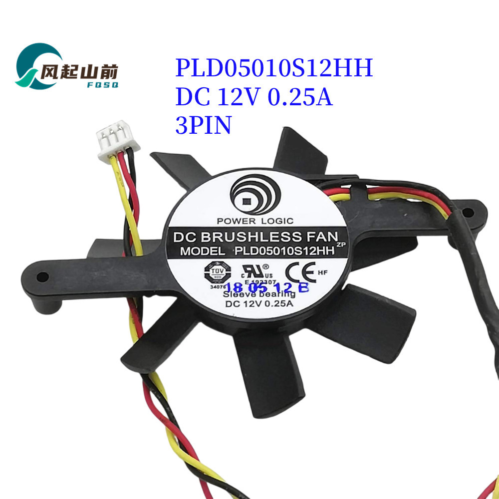 เหมาะสําหรับ AMD AMD W5000 W5100 WX5100 PLD05010S12HH พัดลมการ์ดกราฟิก