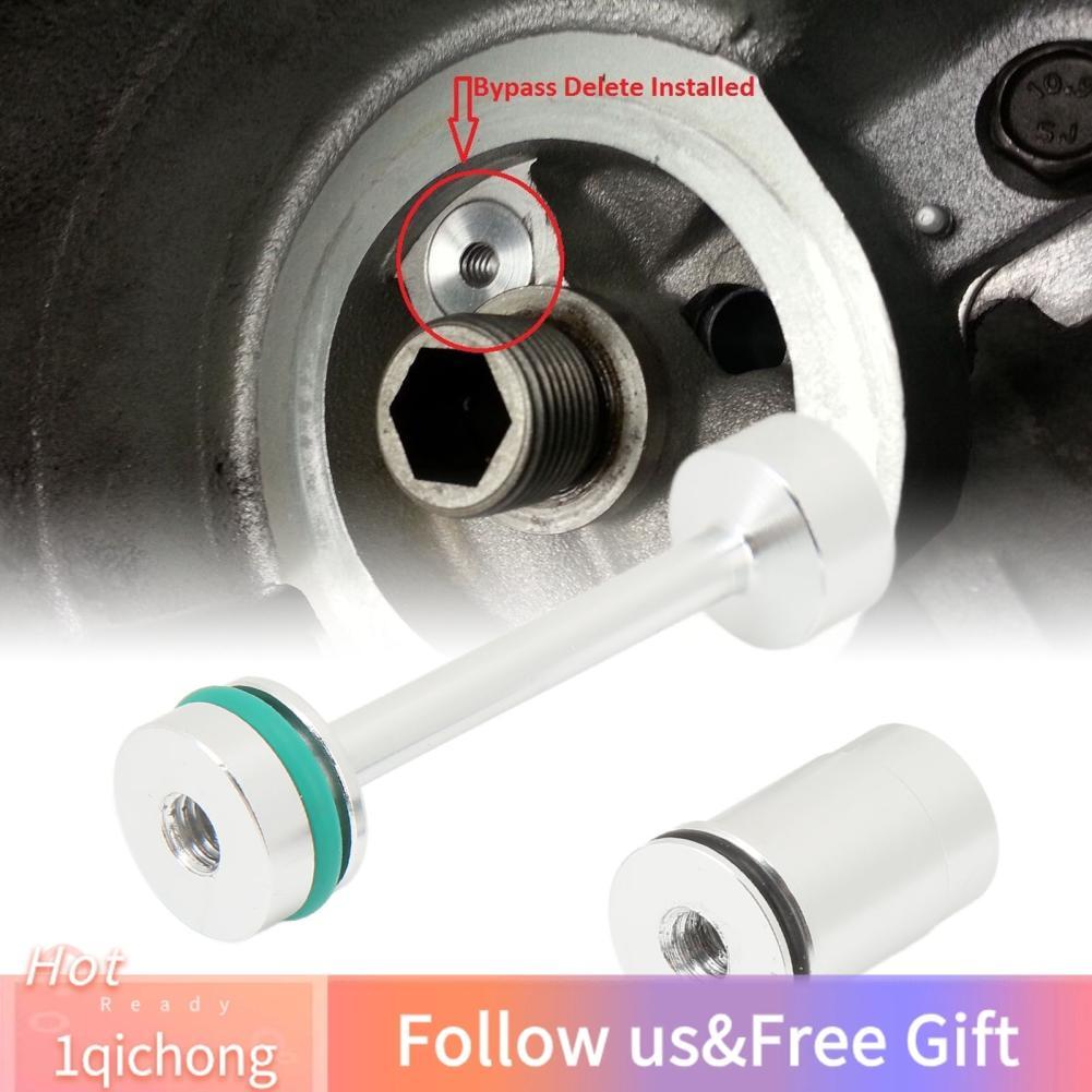 1qichong-th Aramox Oil Diverter Barbell โลหะ Restrictor Galley ปลั๊กและวาล์วบายพาสสำหรับเครื่องยนต์ 