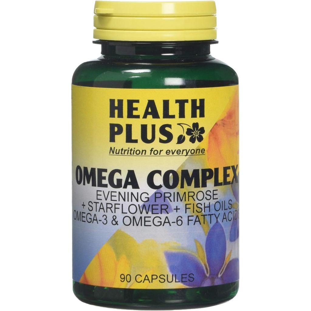 Health Plus Omega Complex Omega-3 & Omega-6 ขยาย - 90 แคปซูล