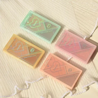 my-shop: อายแชโดว์ พาเลทอายแชโดว์ 4สี Eyeshadow เนื้อใยไหม เนื้อแมท ประกายชิมเมอร์ กลิตเตอร์ สีสวย ติดทนนาน-Y5205