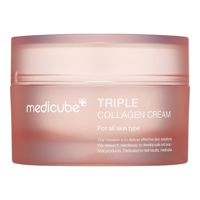 [medicube] Triple Collagen Cream (คอลลาเจน+ไฮยาลูรอนิค แอซิด+ไนอาซินาไมด์+เชียบัตเตอร์) l Hydrating 