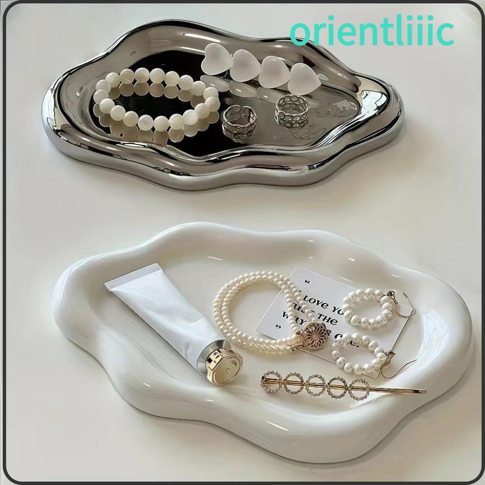ORIEN ถาดเก็บเครื่องประดับรูปเมฆ ขนาดเล็ก ใส่นาฬิกากุญแจ ออกแบบสร้างสรรค์