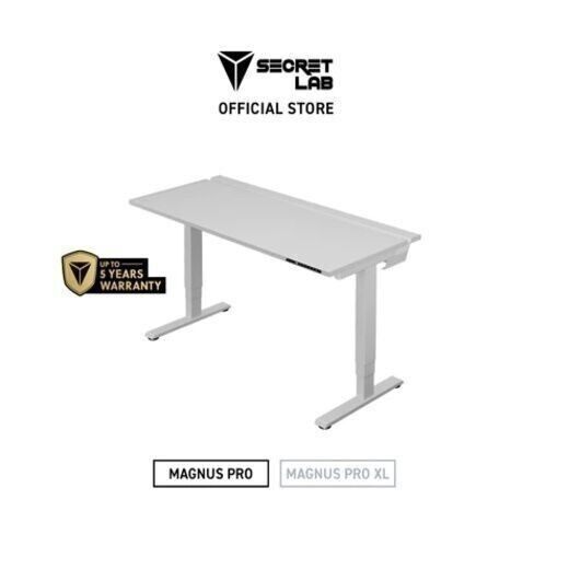 Secretlab MAGNUS Pro Pure White —โต๊ะคอมปรับระดับไฟฟ้า สีขาว (ขนาด 1.5ม.)