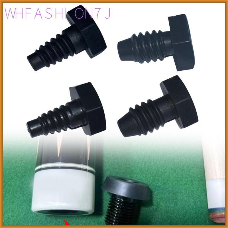 [whfashion7j] Universal Billiard Cue Bottom Plug Screw Design Plastic for Cue Repair Accessory and Stick Protection