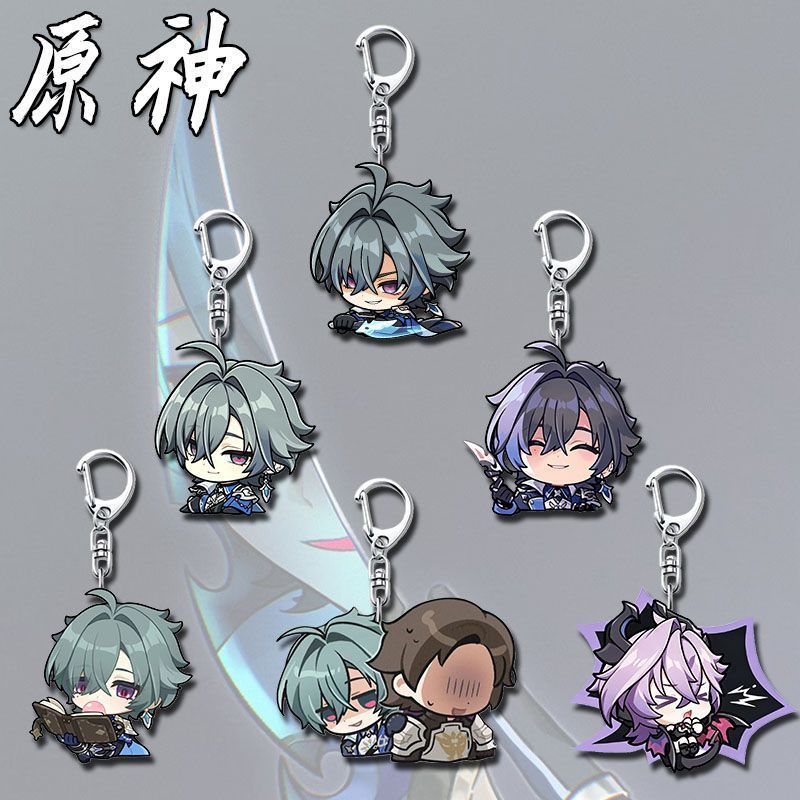 Genshin Impact/Lohen/Durin/Genshin สินค้าพวงกุญแจจี้น่ารัก Lohen Durin จี้/ttrt