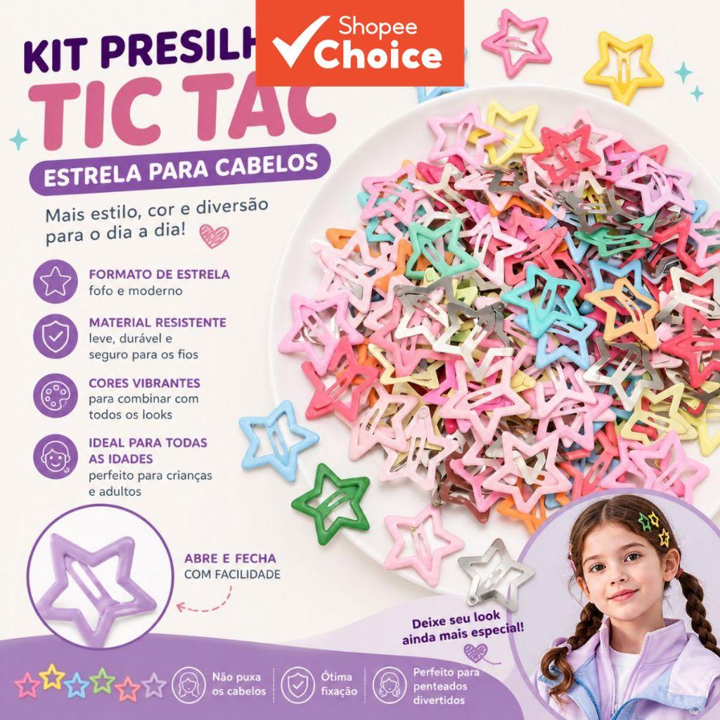 40ชิ้นที่มีสีสันดาวคลิปผมห้าชี้ ปิ่นปักผม สําหรับผู้หญิงสาวทุกวันอุปกรณ์จัดแต่งทรงผม