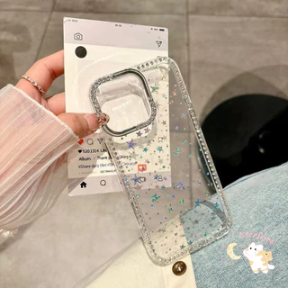 เคสโทรศัพท์แบบใหม่ใสที่มีเพชรจำนวนมาก เหมาะสำหรับ IPhone 17 16 13 16 14 ProMax 15 16 11 15 Plus 17 12 15 12PRO