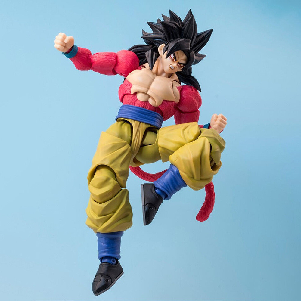 S Dragon z Ball GT Saiyan 4 Son Goku Action Figure Super Four Goku Boxed Figure ขายส่ง