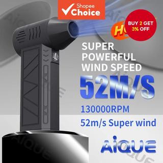 Mini Air Blower Handheld 130,000 RPM Electric Turbo Jet Fan Industrial Dust Blower Brushless Motor Violent Blower Wind Speed 52 m/s