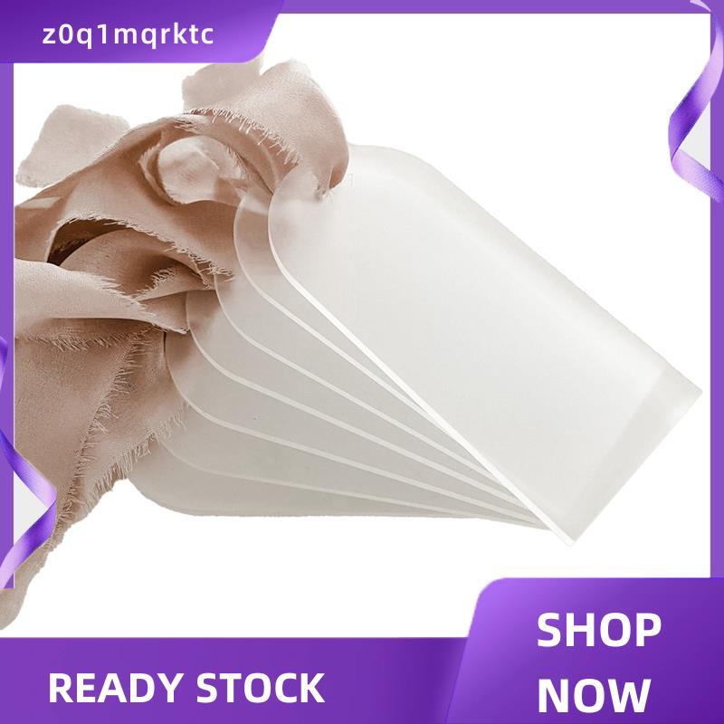 z0q1mqrktc Frosted อะคริลิคงานแต่งงาน Blank Place Card Clear Arch ของขวัญแท็กชื่อแผ่นที่นั่งแผนภูมิ 
