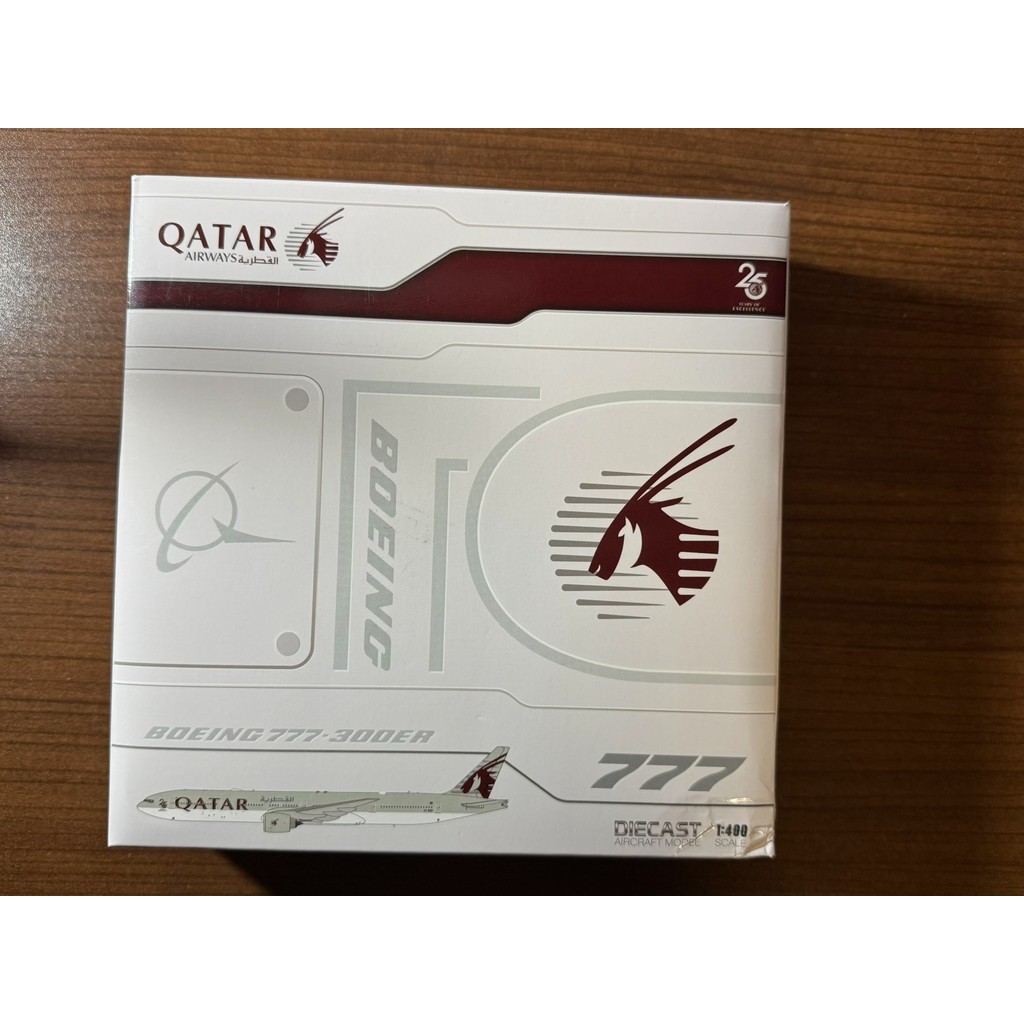 Jc1: 400 Katar Airlines Boeing 777-300ER ของสะสม Lapel Drop