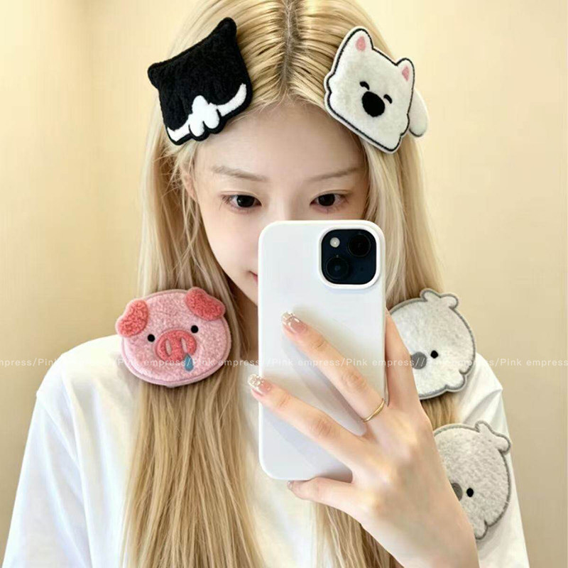 น่ารักการ์ตูนสัตว์ผม ตีนตุ๊กแก กิ๊บที่ไร้รอยต่อหญิงหน้าผากผมหักจัดสิ่งประดิษฐ์เรียบสติกเกอร์เมจิกโปสเตอร์