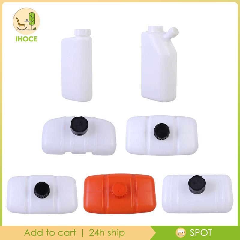 [Ihoce] PETG Trimmer Fuel Tank Assembly Compact Oil Storage เข้ากันได้กับการบํารุงรักษาเครื่องตัดแปรง