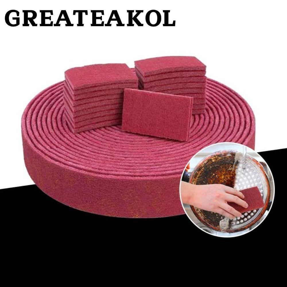 GREATESKOL Emery Scouring Pad, Rust Removal Grinding Nylon Scouring Cloth, คุณภาพสูง Multi-function 