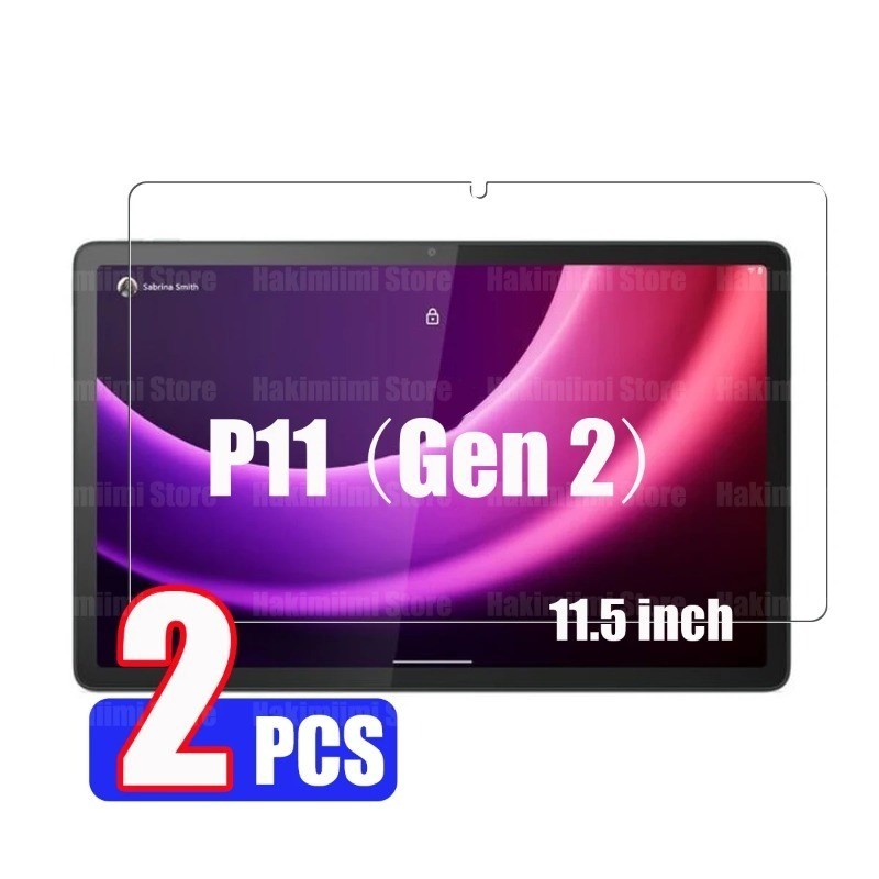 1-2PCS HDป้องกันหน้าจอกระจกนิรภัยสําหรับLenovo Pad Tab 11 K10 K11 K10 K11 P11 Gen 2 3 Plus Pro 11.0 11.2 11.5 10.1 10.6 ระเบิดAntiสีเขียวป้องกัน