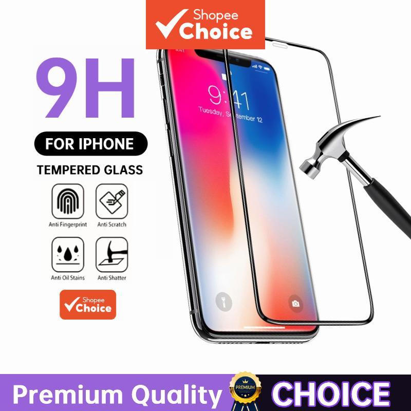 ฟิล์มกระจกนิรภัย 9D HD ใสสําหรับ iPhone 16 15 14 13 12 11 Pro Max XR 14Plus กาวเต็มแผ่น บางพิเศษ ความละเอียดสูง