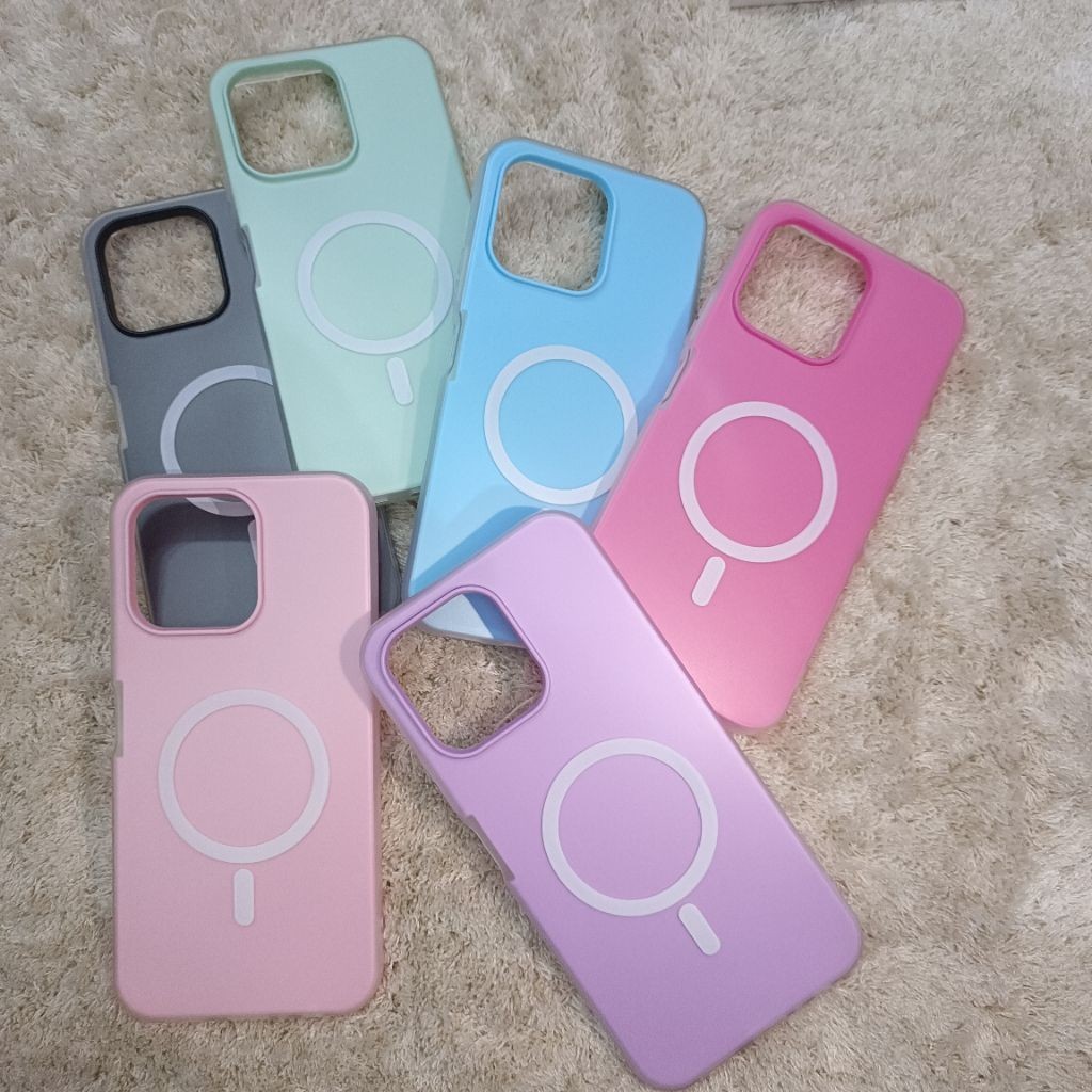 New Case For Redmi A7 A7Pro 15C A5 A3 Note15 Pro Plus Poco C85X C85 เคส2ชั้น สีพื้นพาสเทล ไม่รองรับ การชาร์จไร้สาย 051