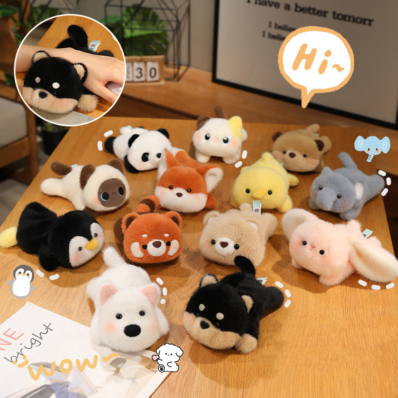 ตุ๊กตาขนาดเล็กน่ารัก แผ่นรองข้อมือสำหรับใช้กับเมาส์ วางตกแต่งโต๊ะ ตุ๊กตาพกพา นุ่มสบายรองข้อมือ