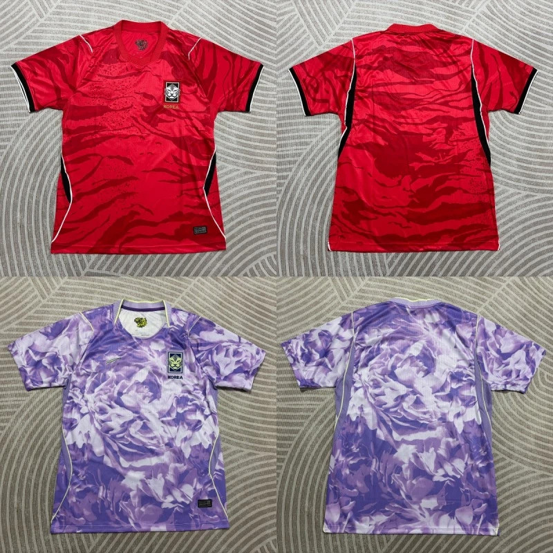 พัดลมเวอร์ชั่น 2026 เสื้อเกาหลี #7 เสื้อฟุตบอลชายทีมชาติ HEUNGMIN Home & Away