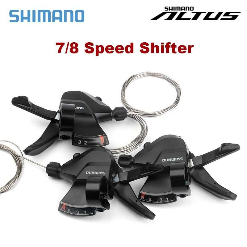 Shimano SL-M315 7 8 ความเร็ว MTB Shifter Altus RD-M310 ด้านหลัง Derailleur 21S 24V จักรยานเสือภูเขา 3S จักรยานเกียร์จอแสดงผล Lever
