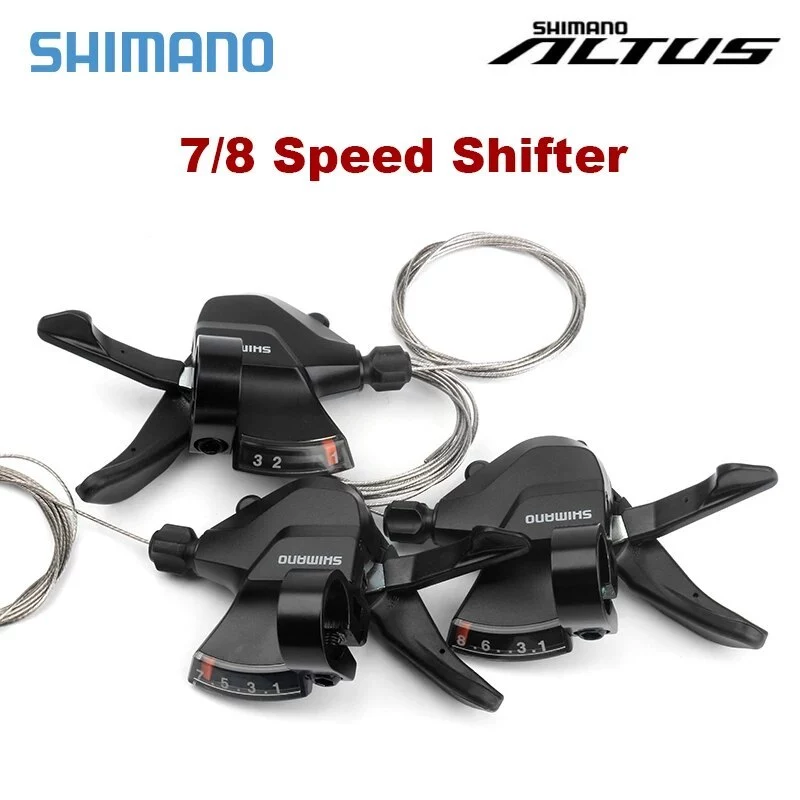 Shimano SL-M315 7 8 ความเร็ว MTB Shifter Altus RD-M310 ด้านหลัง Derailleur 21S 24V จักรยานเสือภูเขา 3S จักรยานเกียร์จอแสดงผล Lever