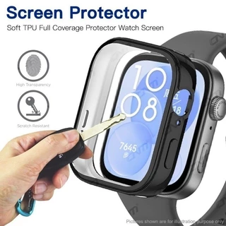คลุมทั้งหมดสําหรับ Huawei Watch Fit 5 4 3 TPU ป้องกันหน้าจอกรณีกรอบป้องกันกันชน Huawei Watch Fit 4 Pro 5 Pro อุปกรณ์เสริม
