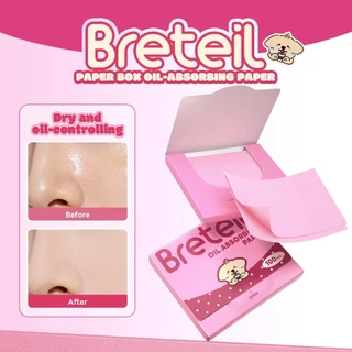 Breteil กระดาษซับมัน - นุ่ม สบาย และขจัดความมันได้อย่างรวดเร็ว อุปกรณ์ดูแลผิว BR-A11