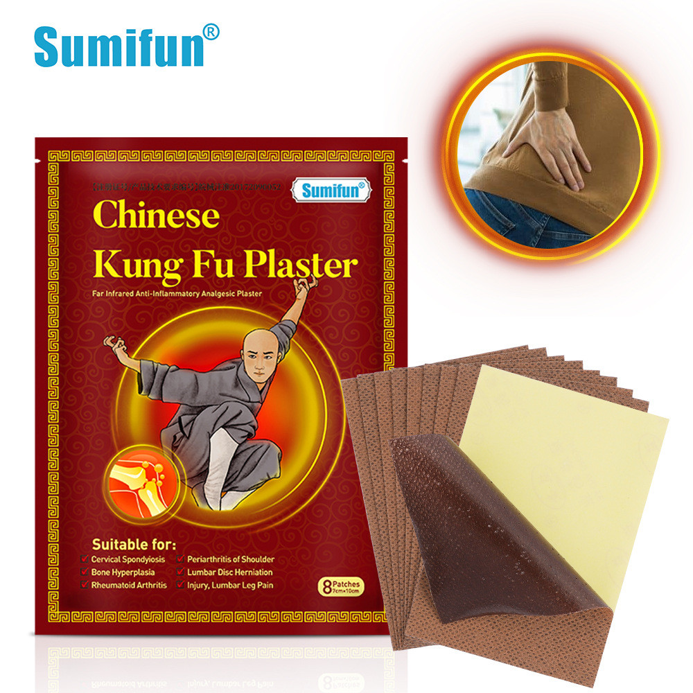 Sumifun Paste Patch Shaolin Kung Fu Patch Paste Patch 8 แพทช์ในแพ็ค K04101