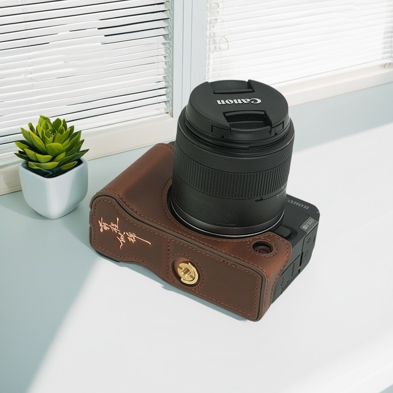 เหมาะสําหรับกล้องเหมาะสําหรับ Canon R50V เคสป้องกัน R10 กระเป๋ากล้อง R50 ฐาน R8 ซองหนัง R62 RP R100 
