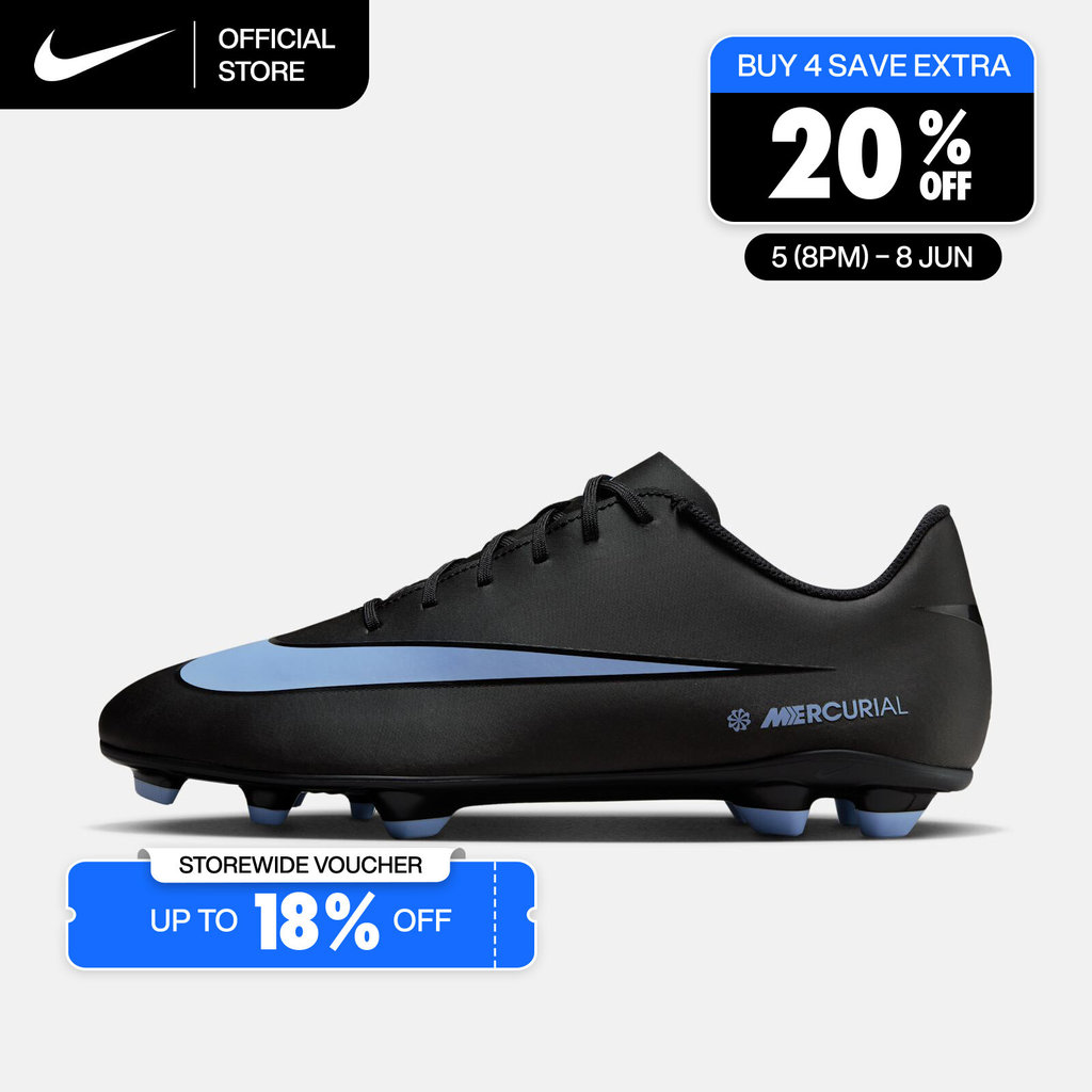 Nike Men's Mercurial Vapor Club 16 Club Multi-Ground Low-Top Soccer Cleats - Black [FQ8441-001]