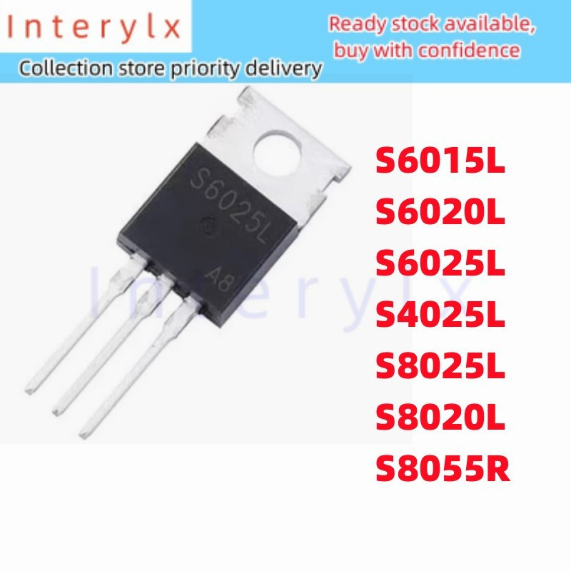 5PCS S6015L S6020L S6025L S4025L S8025L S8020L S8055R TO220 Field Effect ทรานซิสเตอร์